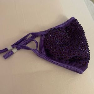 Woman’s bling mask